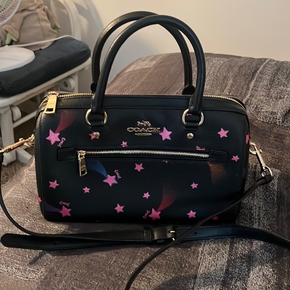 Coach Handbags - Coach Disco Star Print Satchel